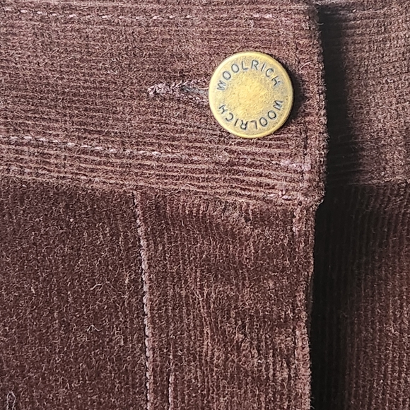 WOOLRICH Brown Vintage Corduroy A-Line Skirt - 10 - Picture 10 of 15
